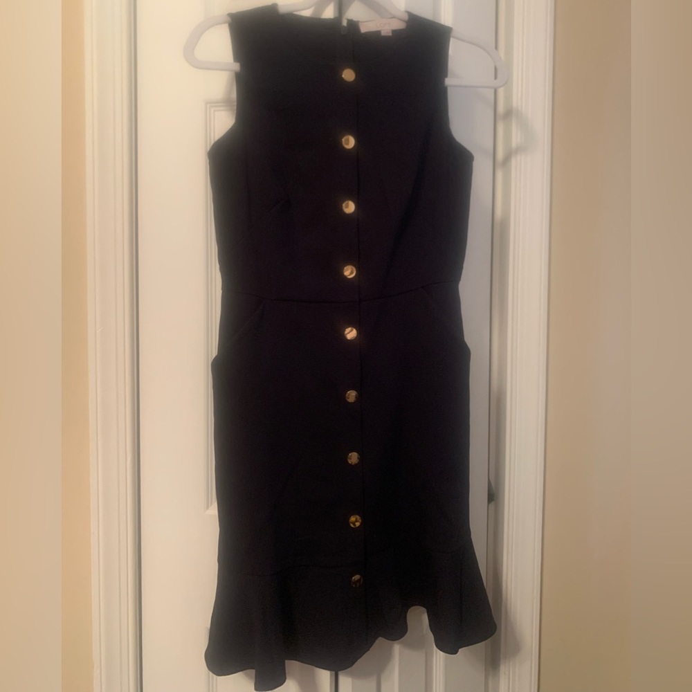 Navy loft dress.  Size 2